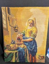 Tableau Brodé A La Mais -