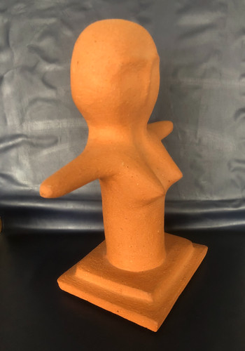Sculpture terre cuite idole