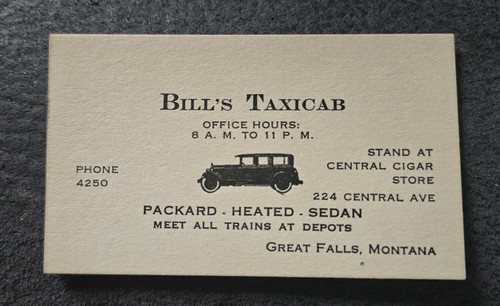 Vintage bill taxicab - bill's,