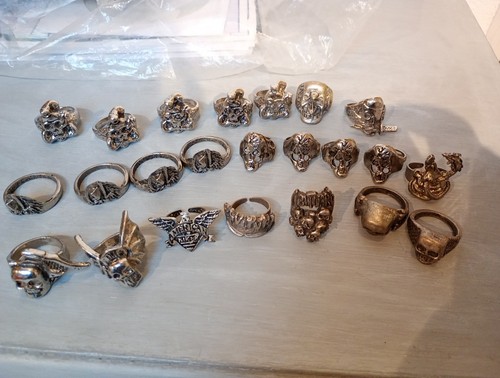 Lot bagues vintage forme - lot,