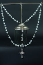 Large ANTIQUE ROSARY WHITE