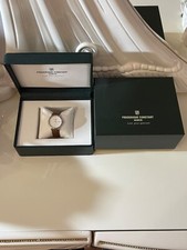 Frederique Constant Homme 40mm Bracelet Cuir.