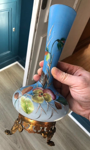 Joli vase xixème opaline - joli,