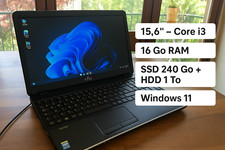? FUJITSU LIFEBOOK A512 – 15,6” - 16 Go RAM - SSD 240 Go + HDD 1To - Windows 11