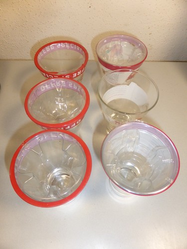 Lot verres apéritif - 6, martini