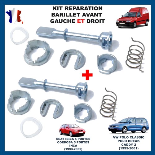 Kit barillet porte avant - kit,
