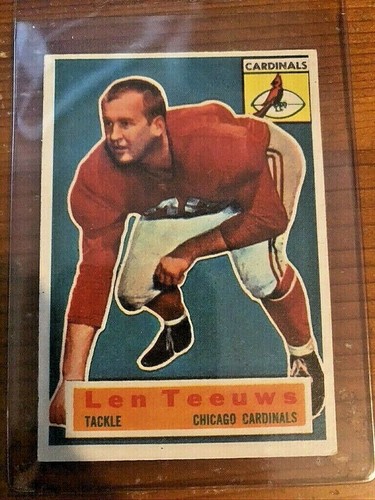 1956 topps football - football, card