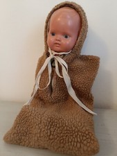 poupée schildkrot 1950-1960 moules 35 celluloid et chiffon