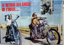 HELL'S ANGELS =  5 PAGES 1984 French CLIPPING / COUPURE DE PRESSE