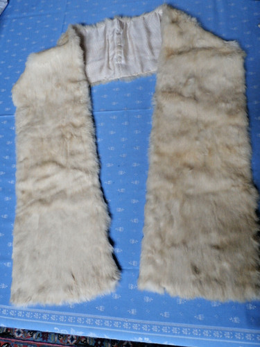 Echarpe fourrure lapin - ,