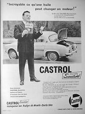 PUBLICITÉ CASTROL SURACTIVEE INCROYABLE CE QUE L'HUILE CHANGE UN MOTEUR DAUPHINE