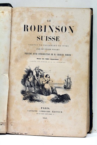 Livre ancien robinson de - livre,
