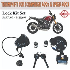 Jeu de serrures d'origine et module de code clé Triumph Scrambler 400x et Spe...