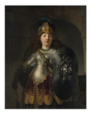 Art mural Rembrandt portrait