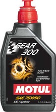 Huile de boîte Motul GEAR 300 100% SYNT. 75W90 1L (bidon)