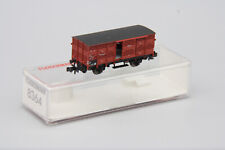 FLEISCHMANN PICCOLO N, 8364 wagon couvert de l'ex DR état neuf, boite d'origine