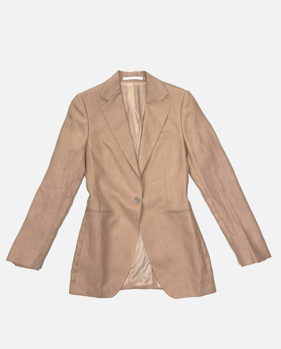 Veste blazer lin beige - blazer,