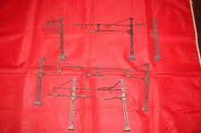 JV HO  POTEAUX SUPPORT CATENAIRE EN ZAMAC TRAIN ELECTRIQUE LOT 5