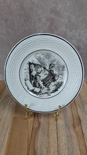 Assiette sarreguemines fables - assiette,