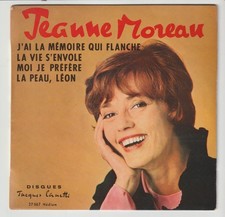JEANNE MOREAU   " J'AI LA MÉMOIRE QUI FLANCHE "  (EP 4 titres)