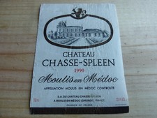 étiquette vin Chateau Chasse