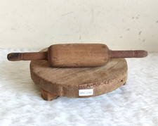 Roulette À Pain Tortilla Artisanale En Bois Avec Planche Rétro WN374