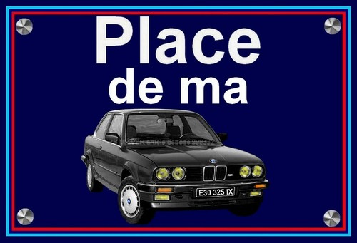 Plaque place bmw e 30 - plaque, ma