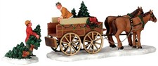 Lemax Vendeur Arbres de Noël - Christmas Tree Wagon Code 43451 Village