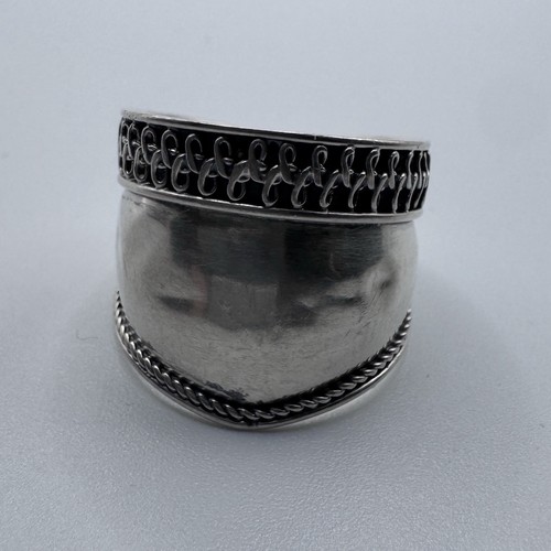 Bague vintage argent massif - bague,
