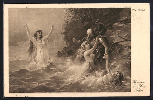 Carte postale artiste hans - carte,