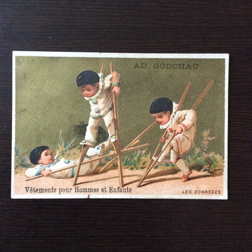 Chromo publicitaire pierrot - publicitaire,