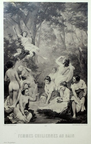 Femme chilienne bain - chilienne, au