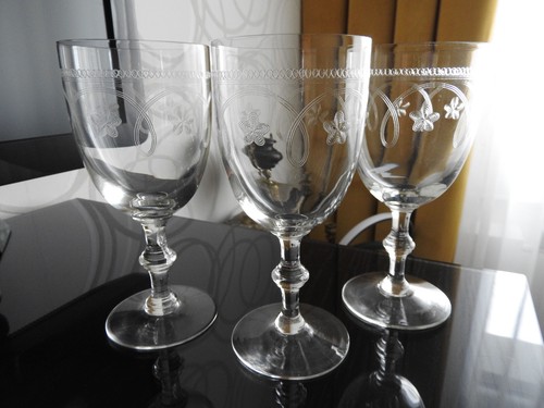 Anciens verres eau - verres,