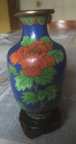 Ancien vase chinois - chinois, émaux