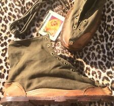 FRENCH ARMY WW2 1940s ICE SNOW OVER BOOTS SHOES~ HOBNAILS ~CANVAS & LEATHER~L/XL