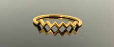 Bague Zig Zag En Or 14K
