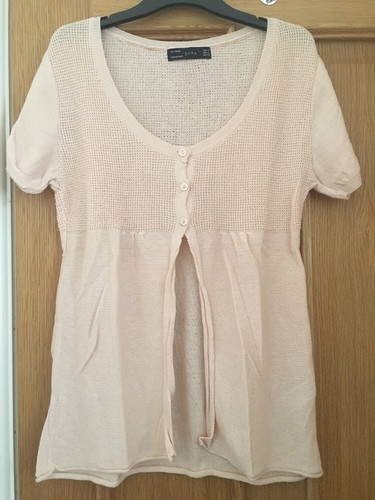 Cardigan femme zara nude - cardigan,