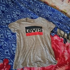 T Shirt Femme Levis Gris Etat
