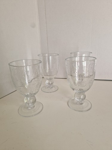 Lot verre bullé style biot - bullé,