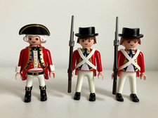 PLAYMOBIL -   Ensemble de 3 marins britanniques  -- 19ième - Empire --