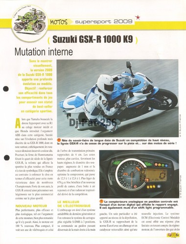 Fiche moto suzuki - moto, 1000