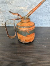 vintage Ancienne burette huile Wesco Pump Oil Can Garage 