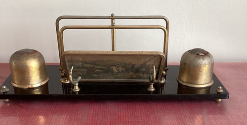 Encrier double ancien - encrier,