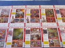 lot de 10 revues magic patch (n31- n40) le patchwork complet avec cahier central