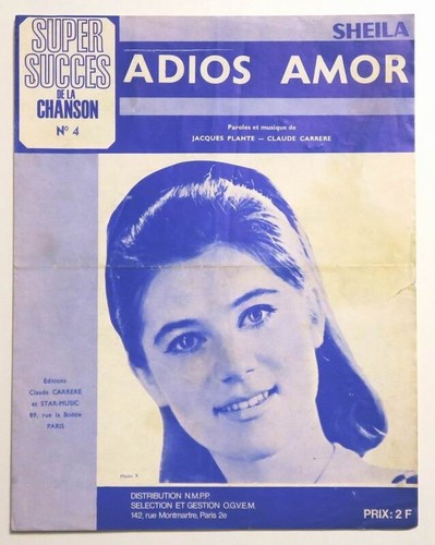 Partition vintage sheet - , music