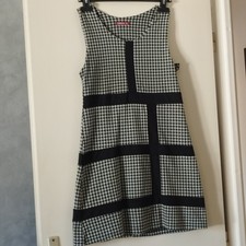 ROBE CHASUBLE PIED DE POULE