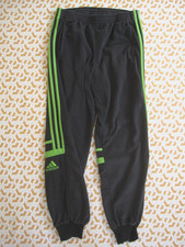 Pantalon Challenger Adidas velour Noir vintage survetement Garçon - 14 ans