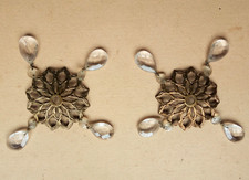 Paire de coupelles ou bobèches de style Louis XV pour lustres ou appliques n°2