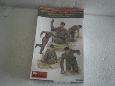 MAQUETTE FIGURINE EQUIPAGE DE CHAR ALLEMAND (France 1944) WW2 MINIART  1/35