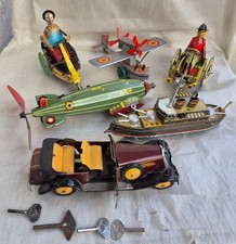 LOT DE 6 JOUETS MÉCANIQUES EN